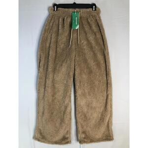 Shein EZwear NWT Super Soft Brown Cozy Loungewear Pants sz 6 Medium